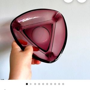 Purple astray trinket holder